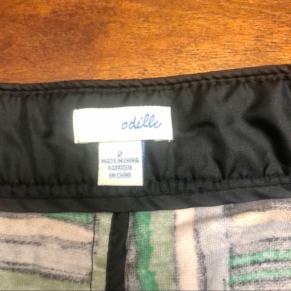 Anthropologie Odille Button Fly Pencil Skirt 2 - Picture 5 of 6